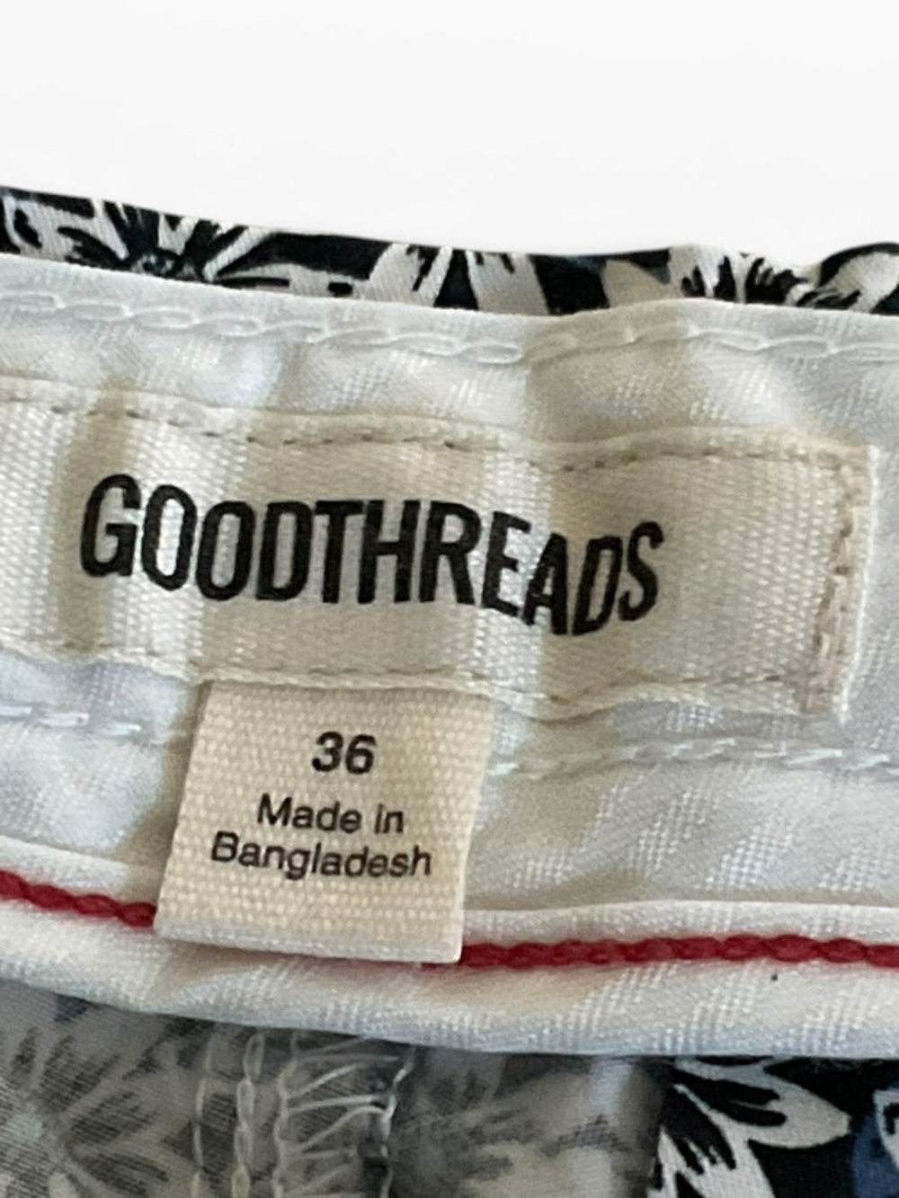 Goodthreads Black and White Floral Mini Skirt - Picture 2 of 2